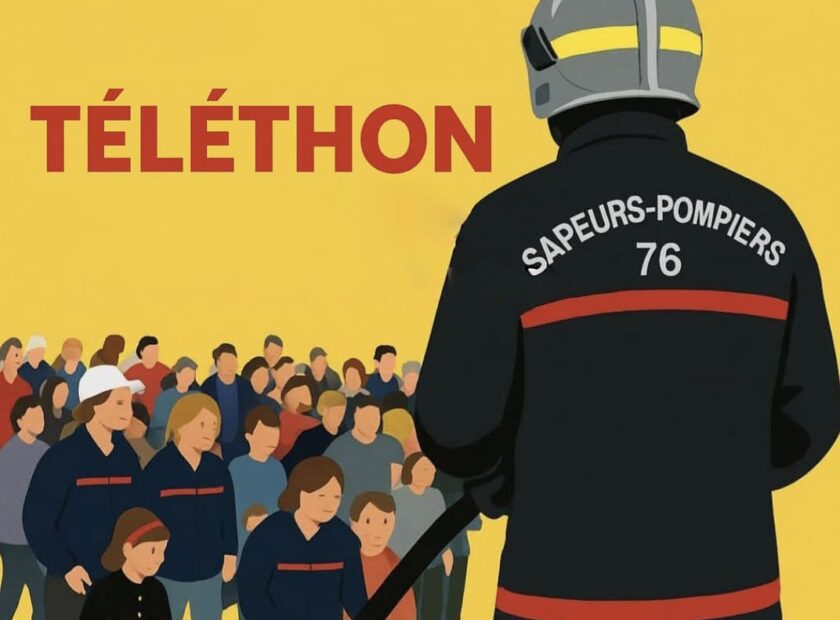Téléthon avec les pompiers d'Auffay