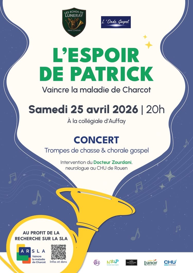 L’Espoir de Patrick – Concert caritatif contre la SLA | 25 avril 2026
