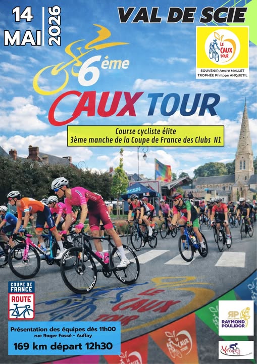6e Caux Tour à Val-de-Scie le 14 mai 2026