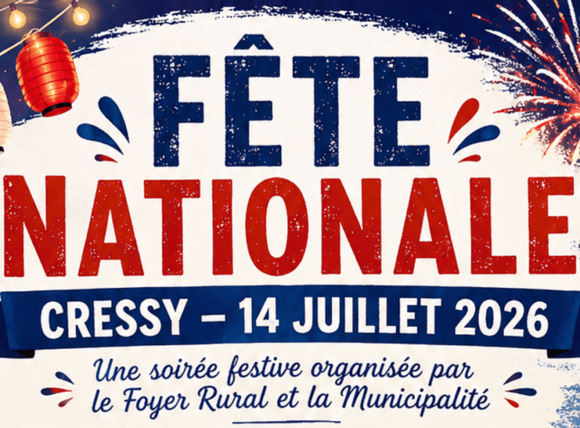 Fête Nationale 2026 à Cressy