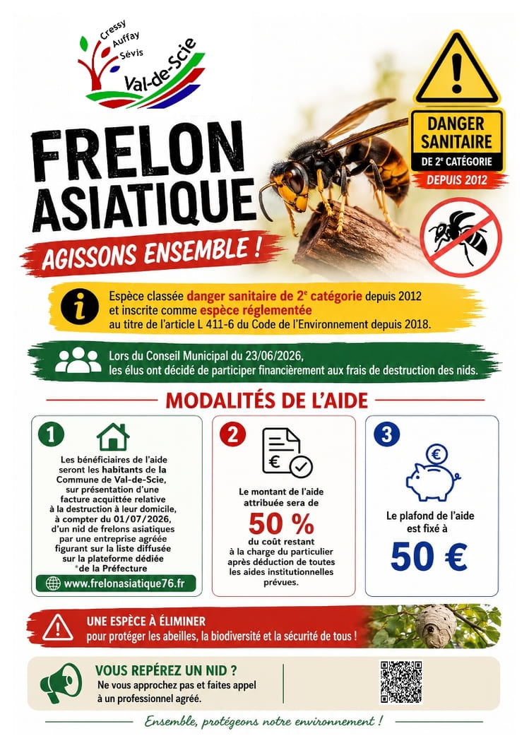 Agir contre le frelon asiatique