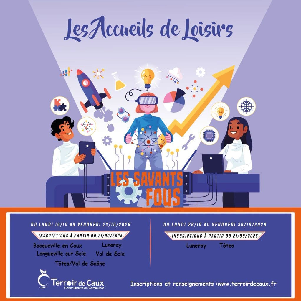 Les accueils de loisirs 2026 - Terroirs de Caux - Inscriptions