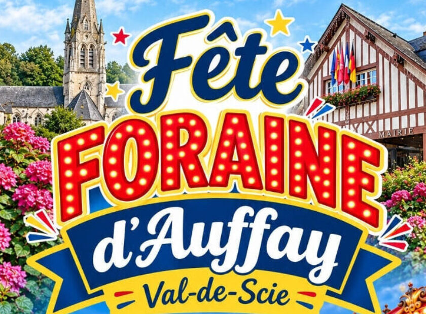 Fête foraine d’Auffay 2026 – 14 et 15 novembre à Val-de-Scie